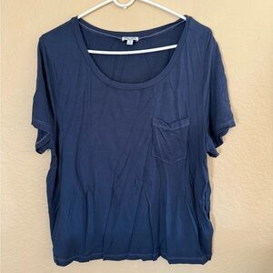 Splendid Navy Blue Pocket Tee